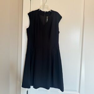 Chic Black Sleeveless Midi Dress